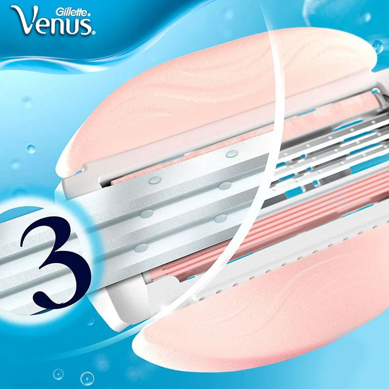 Gillette Venus Depilazione TÈ BIANCO Profumo Beauty Rasoio bianco per le donne Parti intime SPA Breeze Rosa