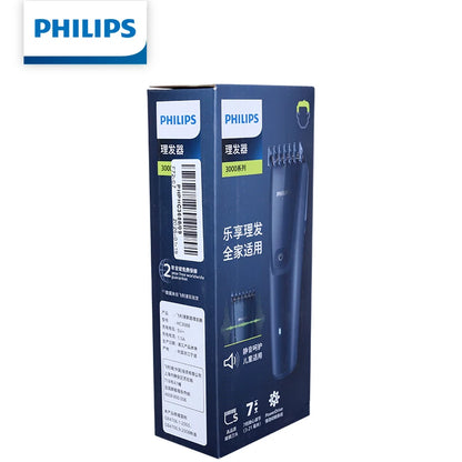 Tagliacapelli Philips HC3688 con Lama in Acciaio Inox a Doppio Taglio, 7 Impostazioni di Lunghezza, Silenzioso, Ricaricabile, per Taglio Capelli Domestico