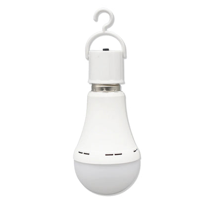 Lampadina LED ricaricabile E27 7W 1500mAh 220V 110V Lampadina di emergenza per alimentazione domestica Lampada da giardino per portico da campeggio in guasto all'aperto