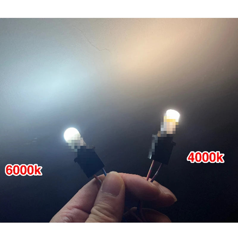 Philips LED T10 W5W Ultinon Pro6000 4000K 6000K Bianco Luminoso Interni Auto Lampade Indicatori di direzione No Flash Sfarfallio Senza Errori