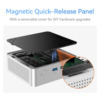 Mini PC Mllse M5 Processore Intel Core I5-8257U 16Gb Ram Ddr4 512Gb Ssd Wifi 6 Bluetooth 5.3 Win 11 Pro