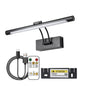 SEEDIQ Lampada da parete a LED ricaricabile in bronzo 4400mAh Batteria a lunga durata 40CM Luce per immagini wireless con telecomando per opere d'arte