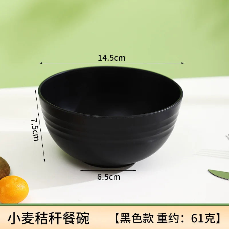 Set di ciotole in plastica da 12/6 pezzi da 26 once, per la cucina di casa, ristorante, caffetteria, sicuro per microonde, insalata, zuppa di riso, ramen, snack, ciotola