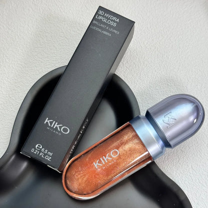 KIKO Milano 3D Hydra Lip Gloss – Lucidalabbra ad Alta Lucentezza, Idratante, Volumizzante, Non Appiccicoso, Resistente all'Acqua e a Lunga Durata