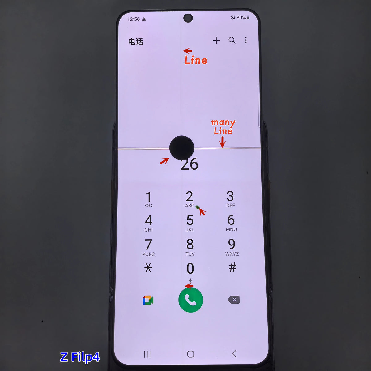 Display LCD Super AMOLED da 6.7'' 100% Testato per Samsung Z Flip 4 SM-F7210 F721 F721W F721U, Schermo Touch Sostitutivo Con Difetti