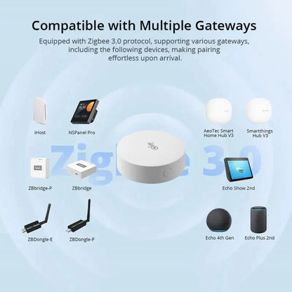 SONOFF SNZB-02P SNZB 02P Sensore Zigbee di temperatura e umidità Sonoff Zigbee Bridge per EWeLink APP Alexa Home Assistant
