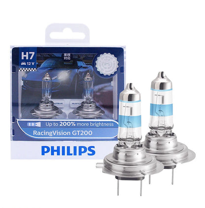 Philips H7 H4 12V 55W Faro alogeno Fino al 150% 200% Altro luminosità Lampadine originali per auto