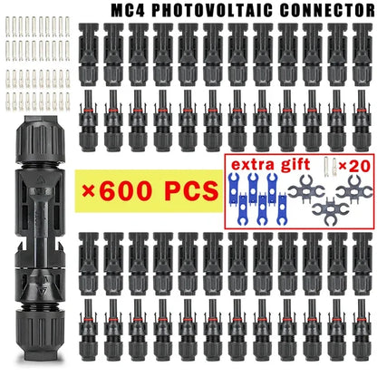 600/400/200/100/40/20/10 pezzi Kit connettori solari fotovoltaici 1000V 30A Connettori Solor da pannello per cavo fotovoltaico/MC 2,5/4/6mm2
