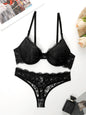 Reggiseno push up in due pezzi da donna in pizzo semplice e sexy di alta qualità A3107