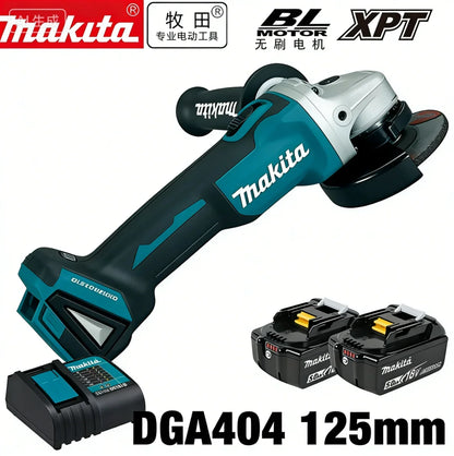 Smerigliatrice Angolare Makita DGA404 125mm 2026 Resistente a Polvere e Acqua per Taglio Metallo e Calcestruzzo, Utensile Elettrico a Batteria 18V
