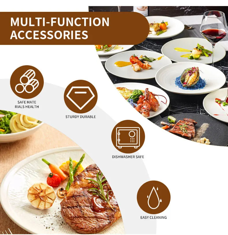 Set di posate dorate da 30 pezzi in acciaio inossidabile, coltelli, forchette, cucchiai, set di stoviglie per banchetti, ristoranti e ospiti