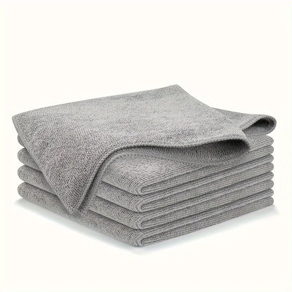 Asciugamano da cucina 5/10/20 pezzi, set di panni per pulizia grigio chiaro in fibra ultrafine, panno assorbente, morbido e smacchiato