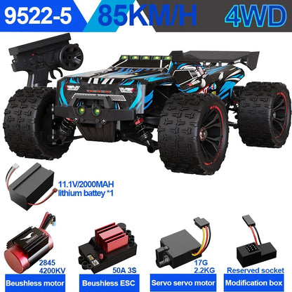 SCY9522PRO Auto RC ad alta velocità 85 km/h, brushless, 4WD, da fuoristrada e drift, telecomandata, 1:16, auto da corsa professionale SCY9522 50 km/h