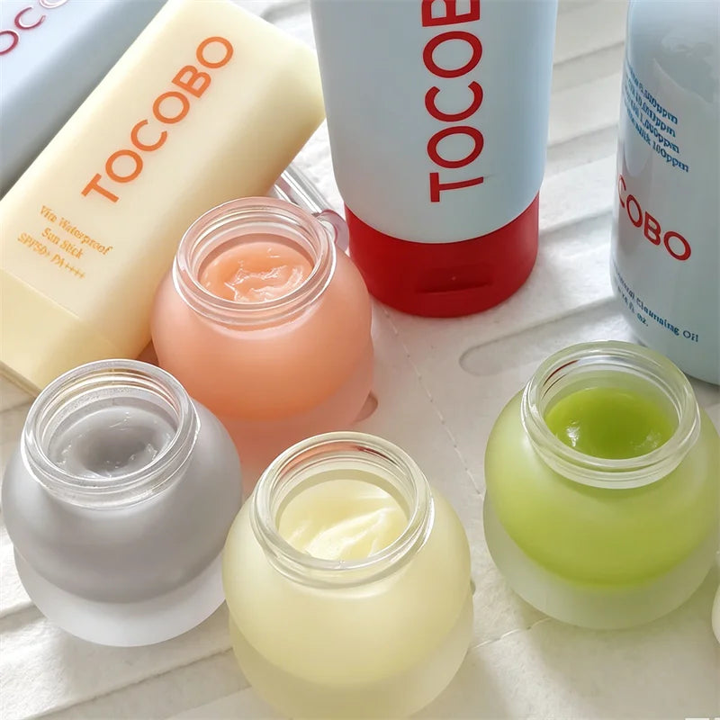 TOCOBO Sun Stick Collection Cotton Soft Waterproof Cooling Blue Green SPF50+ PA++++ Stick Solare Leggero Portatile per Applicazione Ripetuta