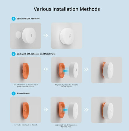 SONOFF SNZB-02P SNZB 02P Sensore Zigbee di temperatura e umidità Sonoff Zigbee Bridge per EWeLink APP Alexa Home Assistant