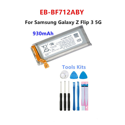 Nuovissima batteria EB-BF711ABY EB-BF712ABY per Samsung Galaxy Z Flip 3 Flip3 5G F711 F711B F712 SM-F711B batterie + strumenti