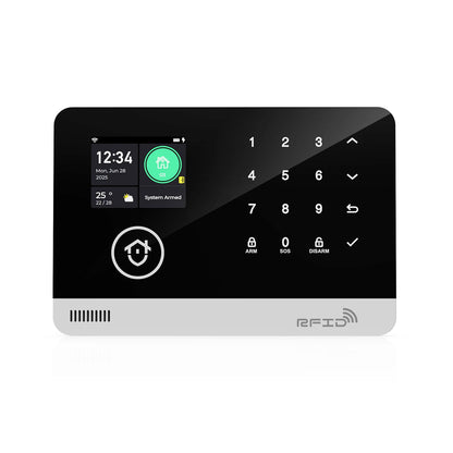 Kit Sistema di Allarme Domestico Intelligente Tugard con WiFi GSM, Sirena Wireless 120dB, Sensore di Movimento, Controllo Remoto tramite App Tuya