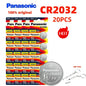 2-50 Pezzi Batteria al Litio Originale PANASONIC CR2032 CR 2032 3V per Orologi, Calcolatrici, Orologi da Parete, Telecomandi, Giocattoli, Pila a Bottone
