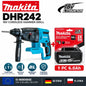 Makita DHR242, trapano a percussione rotante senza fili 18V LXT, motore brushless, 24 mm, per calcestruzzo, 4700 IPM, 2,0 J, sistema SDS Plus, 3 modalità, utensile elettrico per impieghi gravosi, compatibile con le batterie