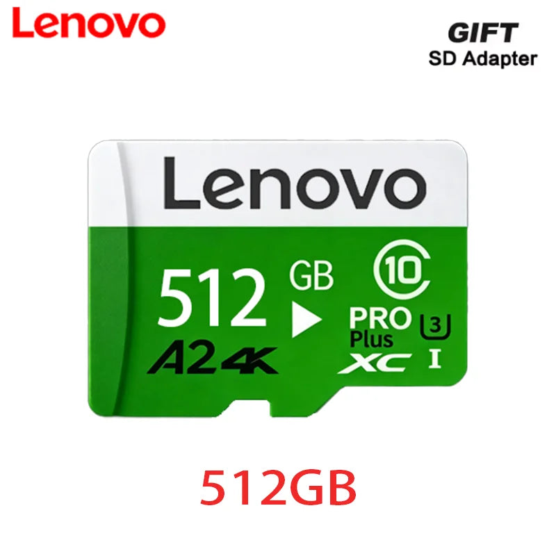 Scheda di Memoria Lenovo ad Alta Velocità 1024GB 512GB 128GB Classe 10 A2 Micro TF SD Card 256GB Spedizione Diretta per Action Camera Gopro