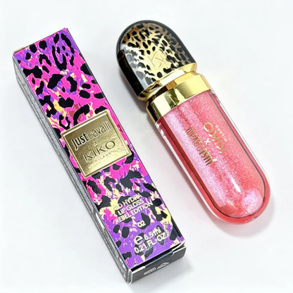 Kiko Just Cavalli X KIKO Milano 3D Hydra Lip Gloss Rebel Edizione Limitata Lucidalabbra Volumizzante e Brillante a Lunga Durata Idratante Non Appiccicoso