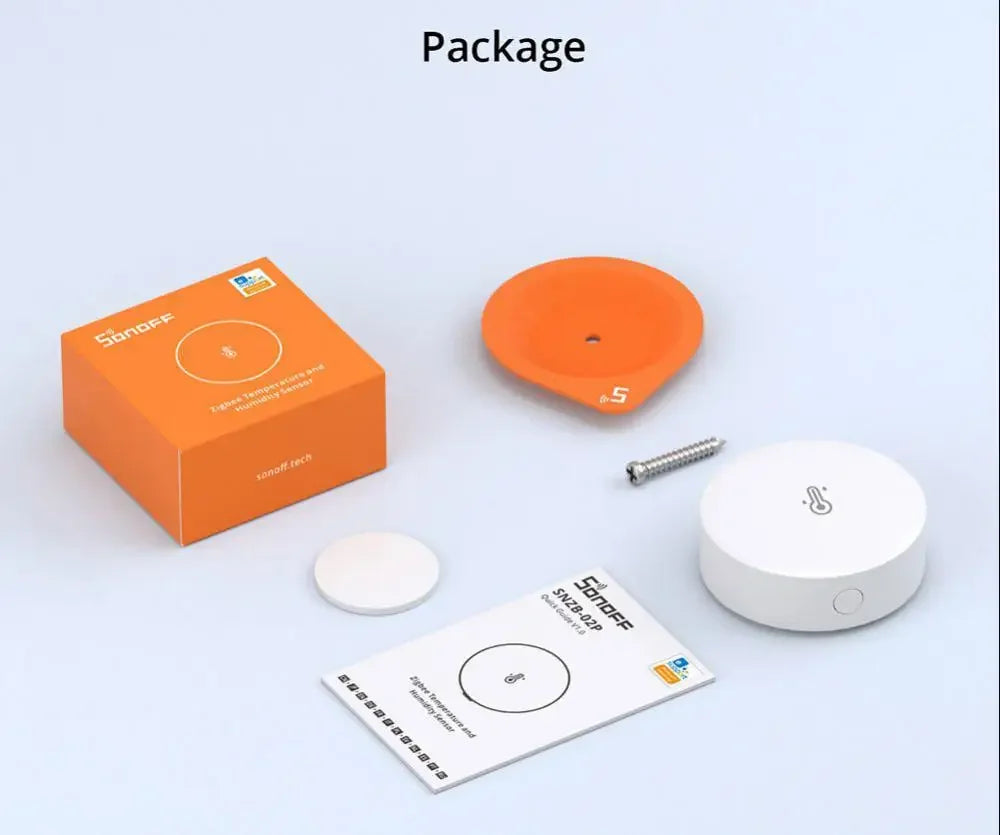SONOFF SNZB-02P SNZB 02P Sensore Zigbee di temperatura e umidità Sonoff Zigbee Bridge per EWeLink APP Alexa Home Assistant
