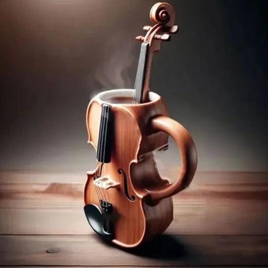 Nuovo unico strumento musicale tazza da caffè creativo 3D sassofono violino tazza nuove tazze tazza di latte regalo di fascia alta ornamenti per il desktop