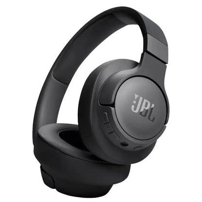Cuffie wireless JBL Tune 720BT, modello on-ear, con tecnologia Bluetooth 5.0, cancellazione del rumore, ideali per il gaming e lo sport, con funzione vivavoce, 720 BT.