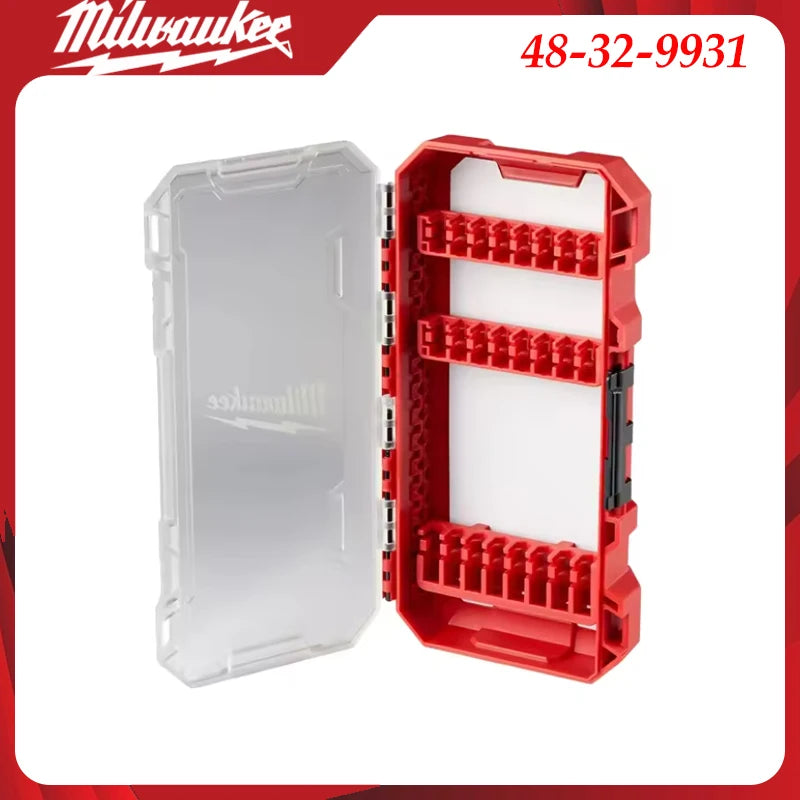 Kit di Punte per Trapano a Impatto Milwaukee Heavy-Duty, Attacchi Esagonali da 1/4", Punte Magnetiche Organizzate in Custodia Portatile