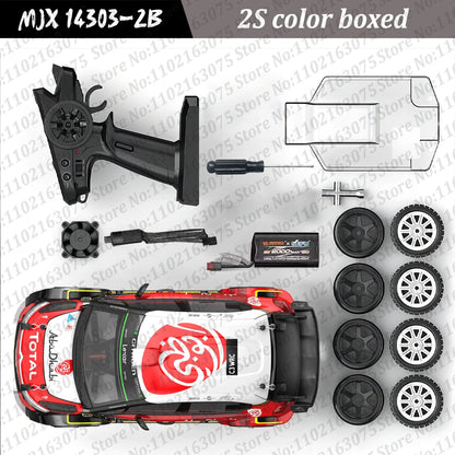 MJX Hyper Go 14301/14302/14303 Auto RC brushless 2.4G 1/14 Telecomando 4WD ad alta velocità Fuoristrada ESC Veicolo Drift Giocattoli per ragazzi