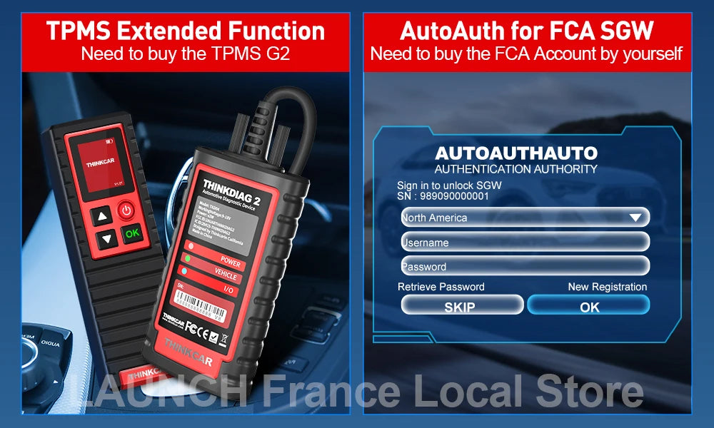 Thinkdiag 2 Ediag Plus Strumenti Diagnostici OBD2 con Protocollo CAN FD, Bluetooth, Codifica ECU, Test Attivo, Scanner OBD2 per Tutti i Sistemi