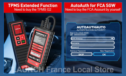 Thinkdiag 2 Ediag Plus Strumenti Diagnostici OBD2 con Protocollo CAN FD, Bluetooth, Codifica ECU, Test Attivo, Scanner OBD2 per Tutti i Sistemi