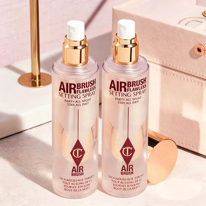 Spray Fissante Charlotte alla Moda, Nuovo Correttore Liquido per Coprire Macchie e Occhiaie, Cosmetici Tilbury