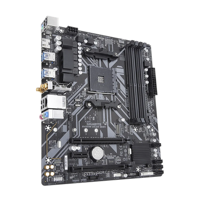 Scheda madre Gigabyte B450M DS3H WIFI AMD B450 AMD AM4 DDR4 128 GB Micro ATX M.2 Supporto CPU Ryzen 9 3900 5700GE 3700X 1700 5500