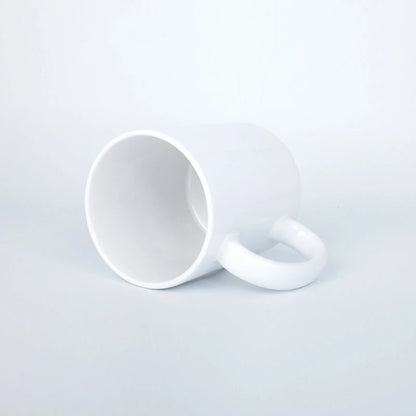 Tazze in Ceramica Bianca per Sublimazione 11Oz, Set da 2/4/12 Pezzi, Tazze in Porcellana per Caffè e Latte, Personalizzabili con Logo, Regalo per la Famiglia