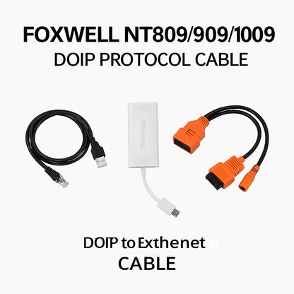 FOXWELL NT1009 Scanner Professionale OBD2, Strumento di Scansione Bidirezionale, Scanner Diagnostico per Tutti i Sistemi, Codifica ECU, CAN FD, FCA AutoAuth, Test Attivi, Mappatura Topologica, 35+ Servizi di Reset, Strumento