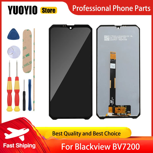 Display LCD Originale Blackview BV7200 e Assemblaggio Digitalizzatore Touch Screen per Sostituzione Display LCD + Strumenti