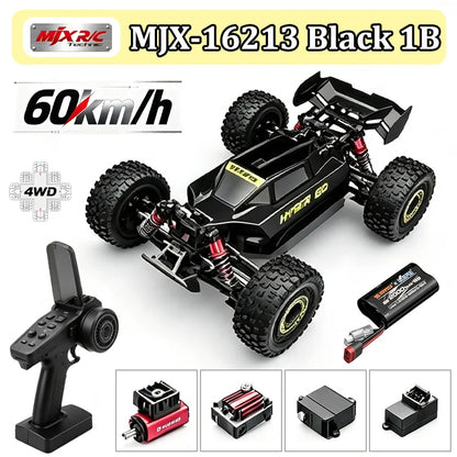 Auto RC MJX Hyper Go 1/16 4WD 16212 16213 16218, Auto da Corsa RC Brushless 60KM/H, Auto Telecomandate 2.4G, Camion Fuoristrada Giocattolo