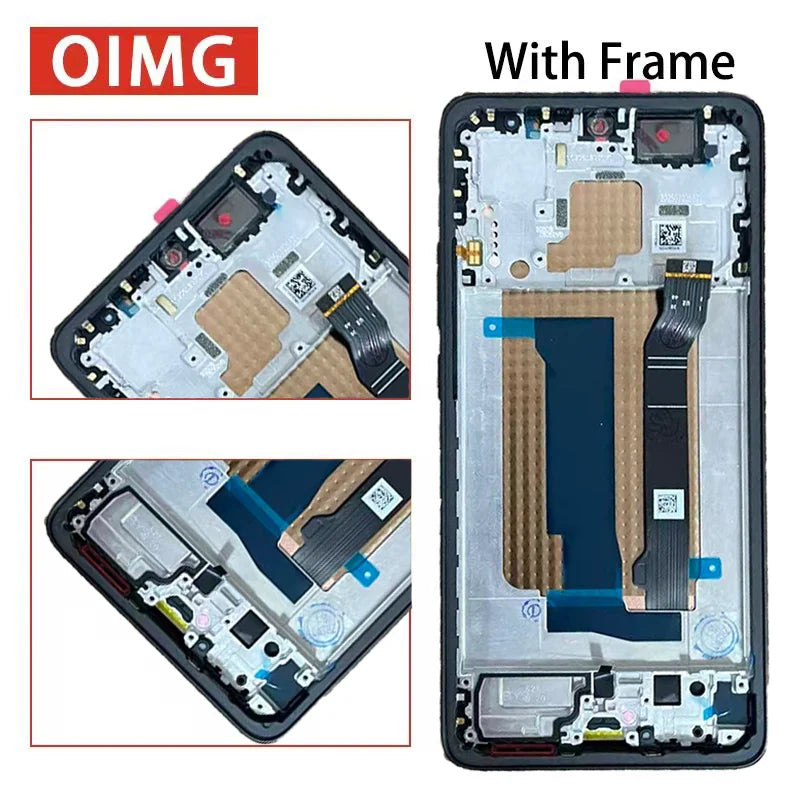 6.67 "AMOLED Per Xiaomi Poco X7 Pro Display Lcd Touch Screen Digitizer Assembly di Ricambio Per PocoX7 Pro 2412DPC0AG Display