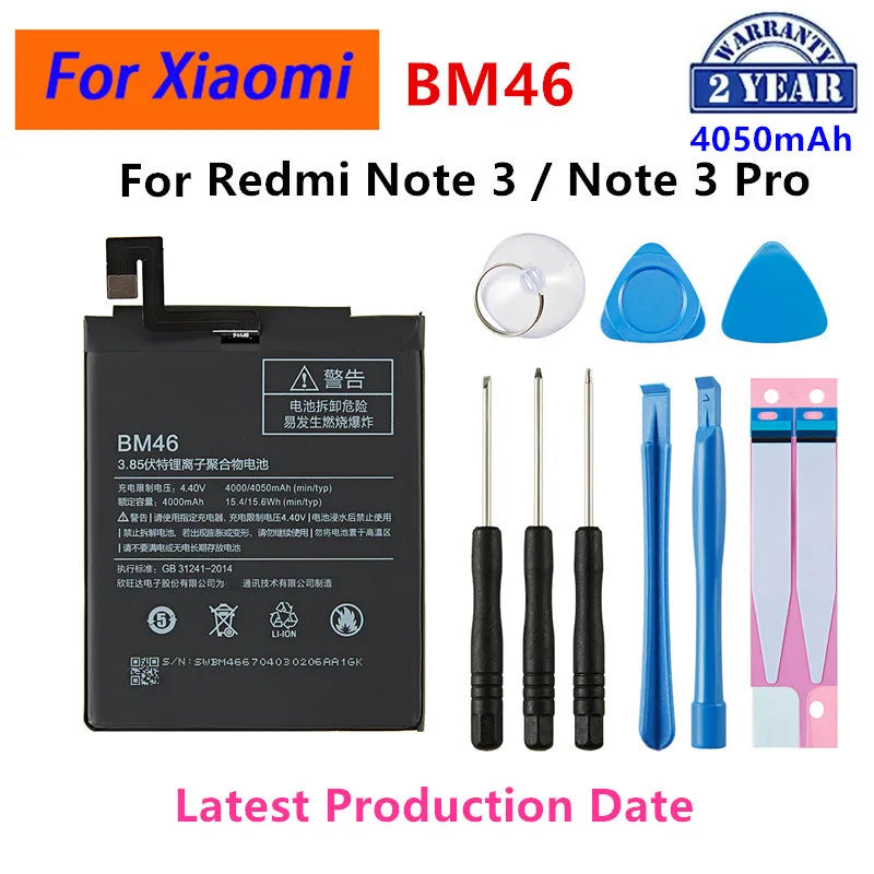 Batteria originale per telefono Xiaomi Mi Redmi Note Mix 2 3 3S 3X 4 4X 4A 4C 5 5A 5S 5X M5 6 6A 7 8 Pro Plus BN43 BN31
