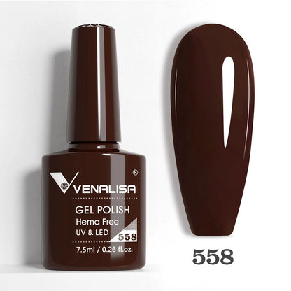 VENALISA Smalto gel per unghie da 7,5 ml Sparkle Glitter Diamante Brillante Colori estivi Semi permanente Soak off Vernice gel per unghie UV LED