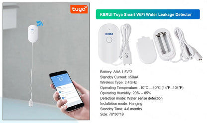 KERUI W184 Tuya Smart 4G Sistema di Allarme Wireless WIFI GSM Allarme Rilevatore di Movimento Sensore Porta Antifurto Supporto Alexa e Google