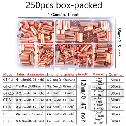 Terminale a crimpare in scatola, connettore elettrico, a forma di U/O, terminazione di giunzione 2,8/4,8/6,3 mm, connettore cavo, pinze di terminazione cavo
