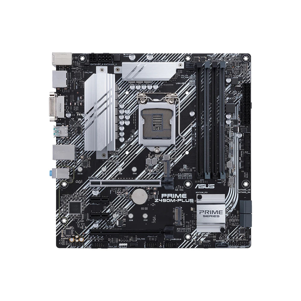 Scheda madre ASUS PRIME Z490M-PLUS Intel Z490 LGA 1200 supporta CPU 11900K 10900K 10700K 11700K 10600K 11600K DDR4 M.2 HDMI MATX