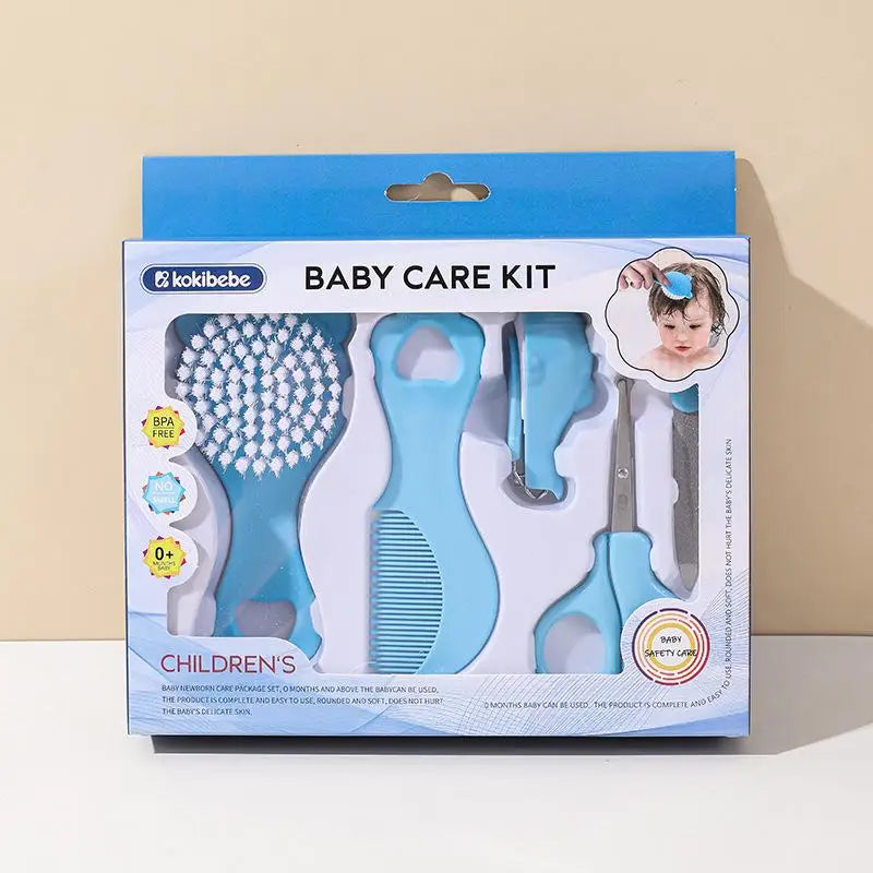 Set di 13 Pezzi per la Cura del Bambino, Kit Portatile per Toelettatura e Cura delle Unghie