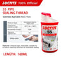 100% originale Loctite 55 Cavo sigillante per tubi Nastro multiuso Sigillante per filettatura per perdite d'acqua e di gas Dimensioni fisse 50 m/160 m