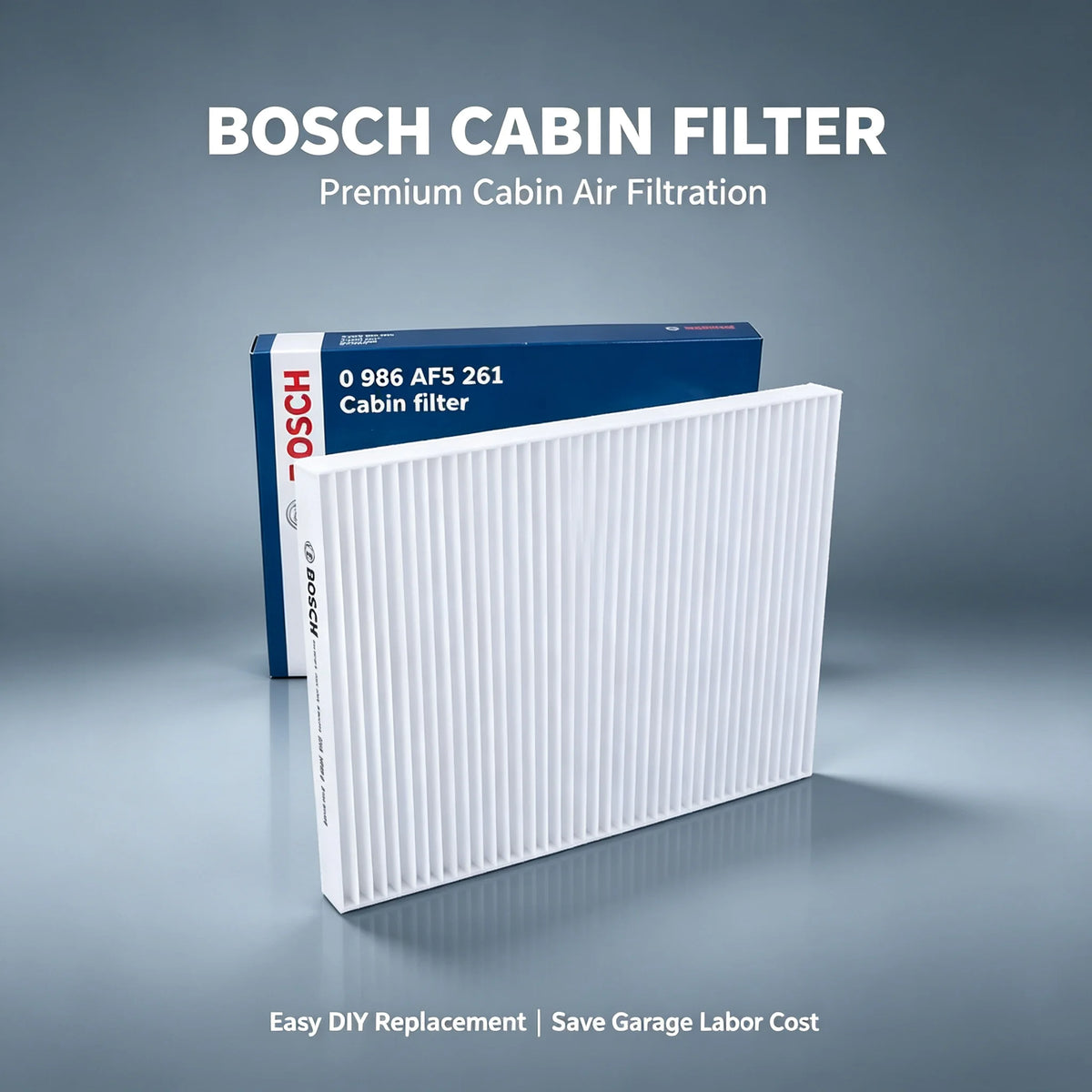 Filtro abitacolo Bosch AF5261 per VW Golf VI/Bora/Jetta/New Beetle/Polo VI/Passat; per Škoda Octavia; per Audi A3 TT [codice originale: 1J0819644A]