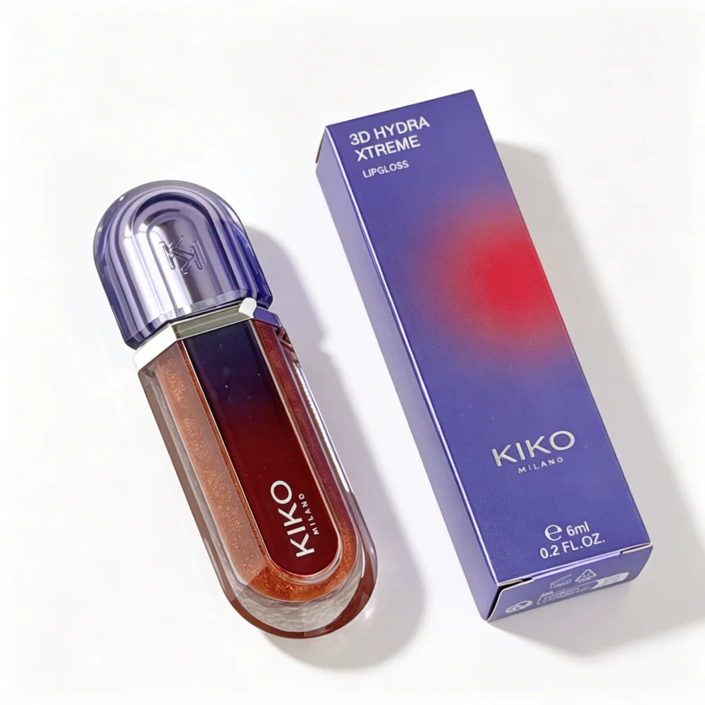 Nuovo KIKO MILANO Edizione Limitata Lucidalabbra 3D Hydra Effetto Volumizzante, Glaze per Labbra Effetto Specchio Trasparente, Rossetto a Lunga Durata, Cosmetico Idratante Naturale