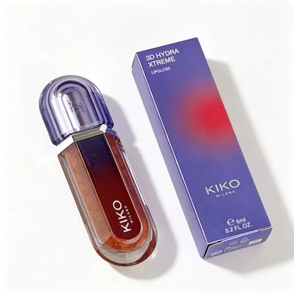 Nuovo KIKO MILANO Edizione Limitata Lucidalabbra 3D Hydra Effetto Volumizzante, Glaze per Labbra Effetto Specchio Trasparente, Rossetto a Lunga Durata, Cosmetico Idratante Naturale