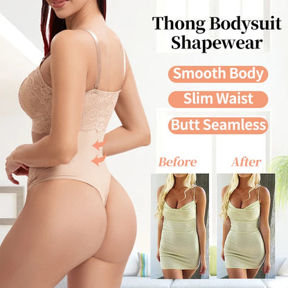 Perizoma in pizzo Body Shapewear Donna Nuovo Shaper per tutto il corpo Vita sottile Tummy Control Intimo Pancia piatta Corsetto liscio Nudo